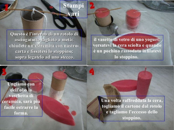 Stampi Per Candele Fai Da Te Candele fai da te