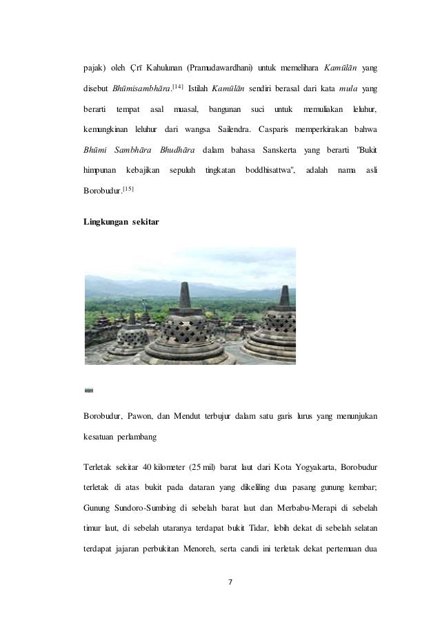 Contoh Teks Deskripsi Tentang Candi Borobudur Bahasa Indonesia - Berbagai Teks Penting