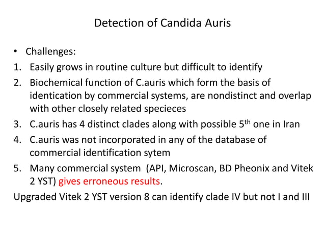 Candida Auris Detection, Prevention and Management.pdf | Infectious ...