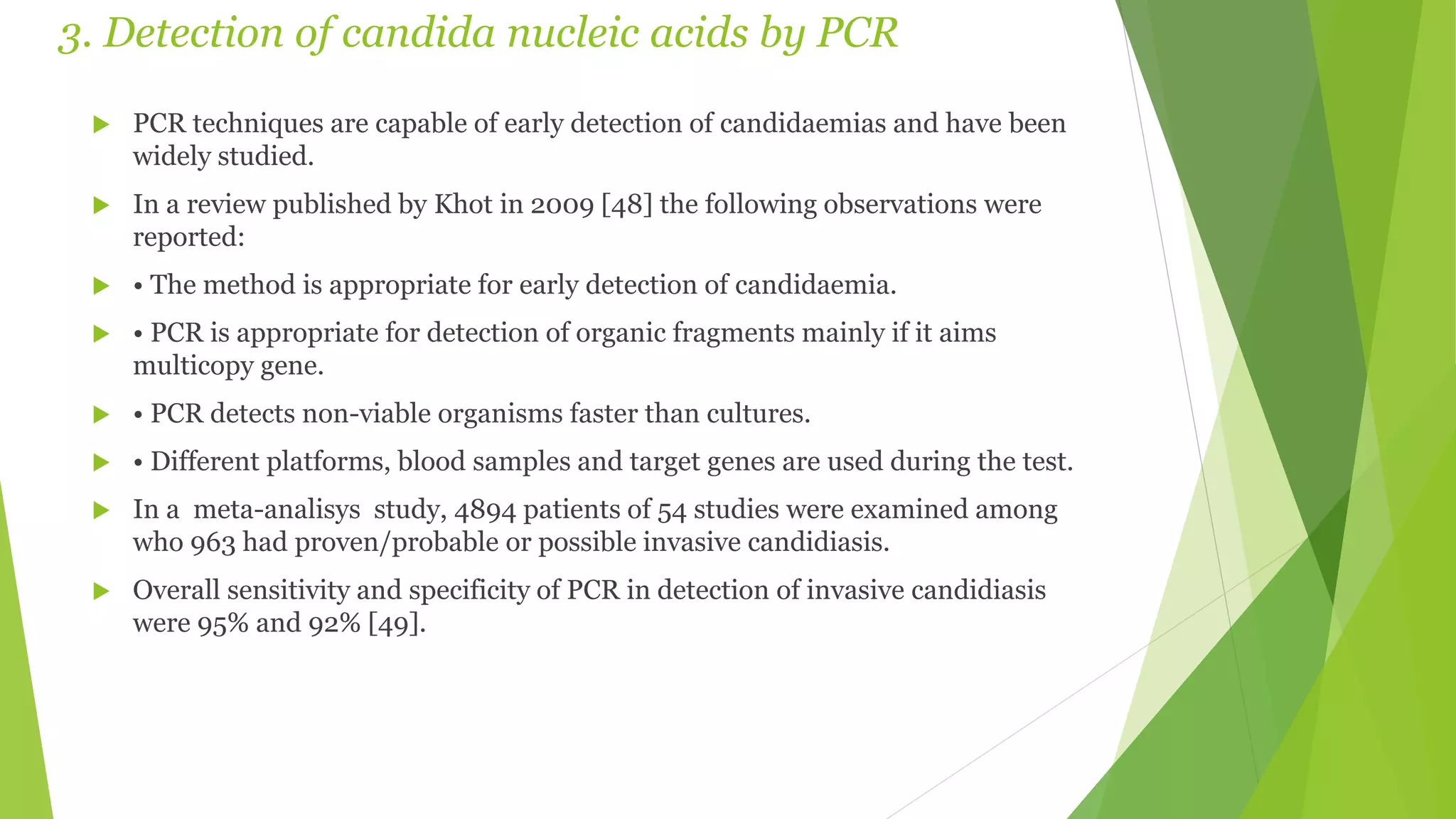 Candida in icu and diagnosis DR M.L. PRASHANTH MD IDCCM | PPTX