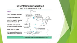 Candida in icu and diagnosis DR M.L. PRASHANTH MD IDCCM | PPTX