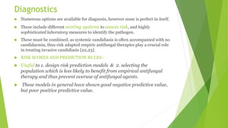 Candida in icu and diagnosis DR M.L. PRASHANTH MD IDCCM | PPTX