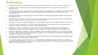 Candida in icu and diagnosis DR M.L. PRASHANTH MD IDCCM | PPTX