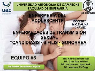 UNIVERSIDAD AUTONOMA DE CAMPECHE 
FACULTAD DE ENFERMERÍA 
 