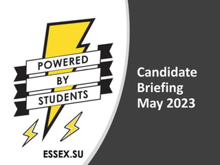 Candidate
Briefing
May 2023
 