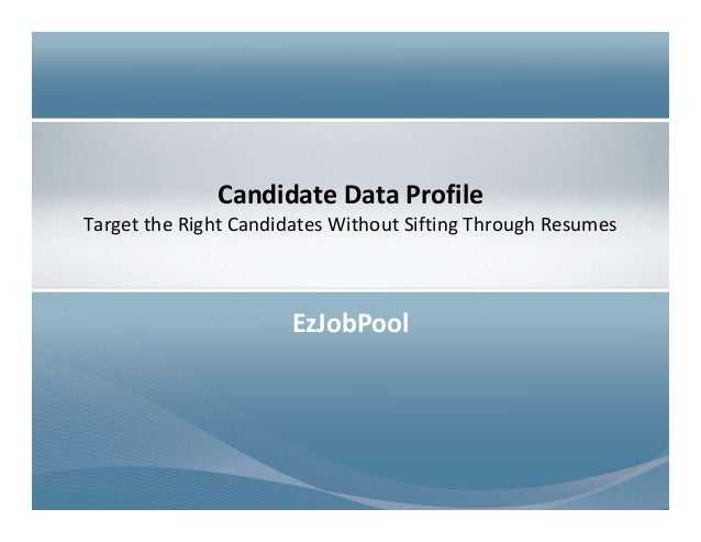 Targeting The Right Candidates Without Sifting Through Resumes