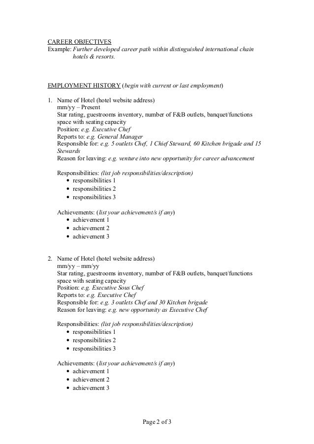 resume guideline guidelines for resume