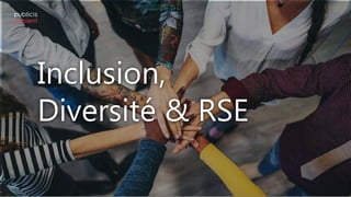 Inclusion,
Diversité & RSE
 