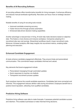 How AI Recruiting Software is Revolutionizing the Hiring Process | PDF