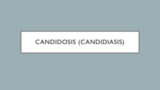 CANDIDOSIS (CANDIDIASIS)
 