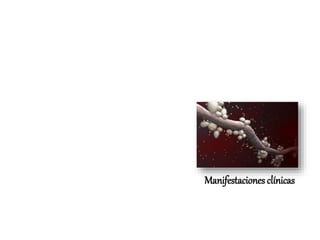 Manifestaciones clínicas
 