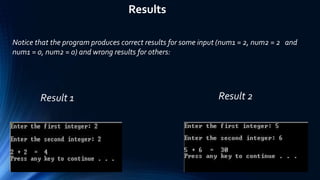 C and its errors | PPTX