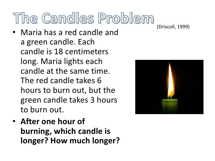 Candle problem5min
