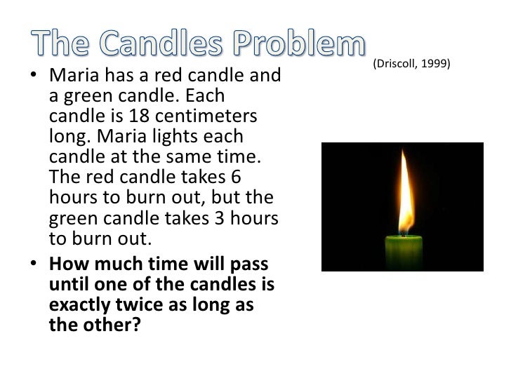 Candle problem5min