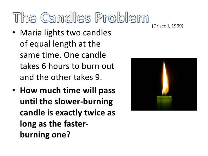 Candle problem5min