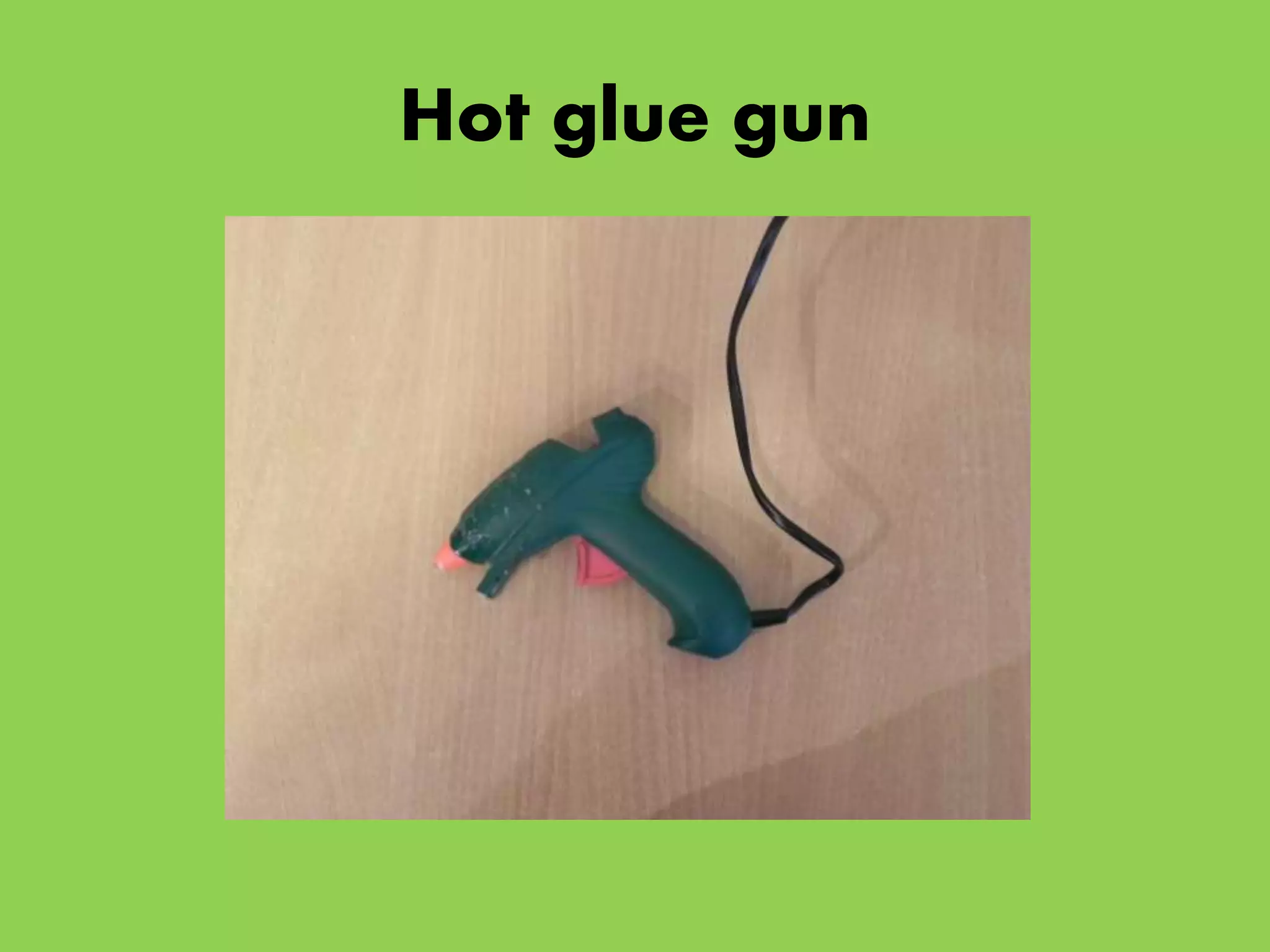 Hot glue gun