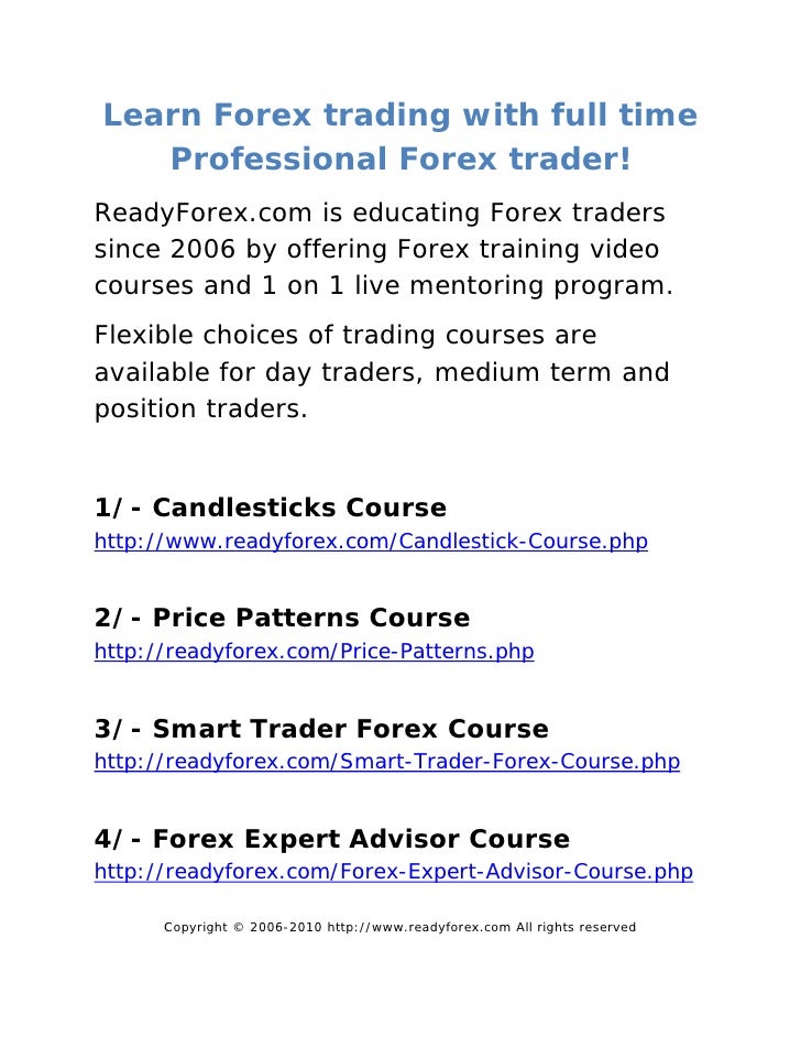 Learn forex course