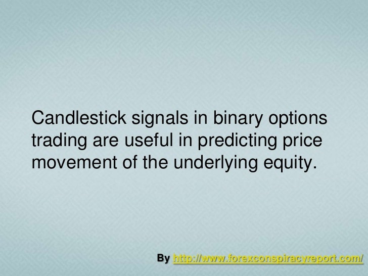 Option trading with candlestick signals