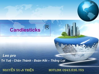 Leo pro Trí Tuệ - Chân Thành - Đoàn Kết – Thắng Lợi Candlesticks R NGUYỄN XUÂN THIỆN  Hotline 0943.838.789 