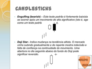 CandlesticksRepresentação gráfica de um candlestick: