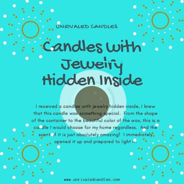 candle with jewelry hidden inside