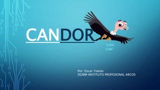 CANDOR “CAN-
CAN”
Por: Oscar Toledo
DGMM INSTITUTO PROFESIONAL ARCOS
 