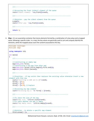 DS & Algo 1 - C++ and STL Introduction | PDF