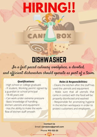 Candy box-hiring-posters | PDF