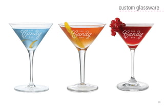 20
custom glassware
 
