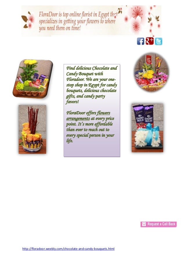 Send delicious Chocolate and Candy Bouquet to Egypt