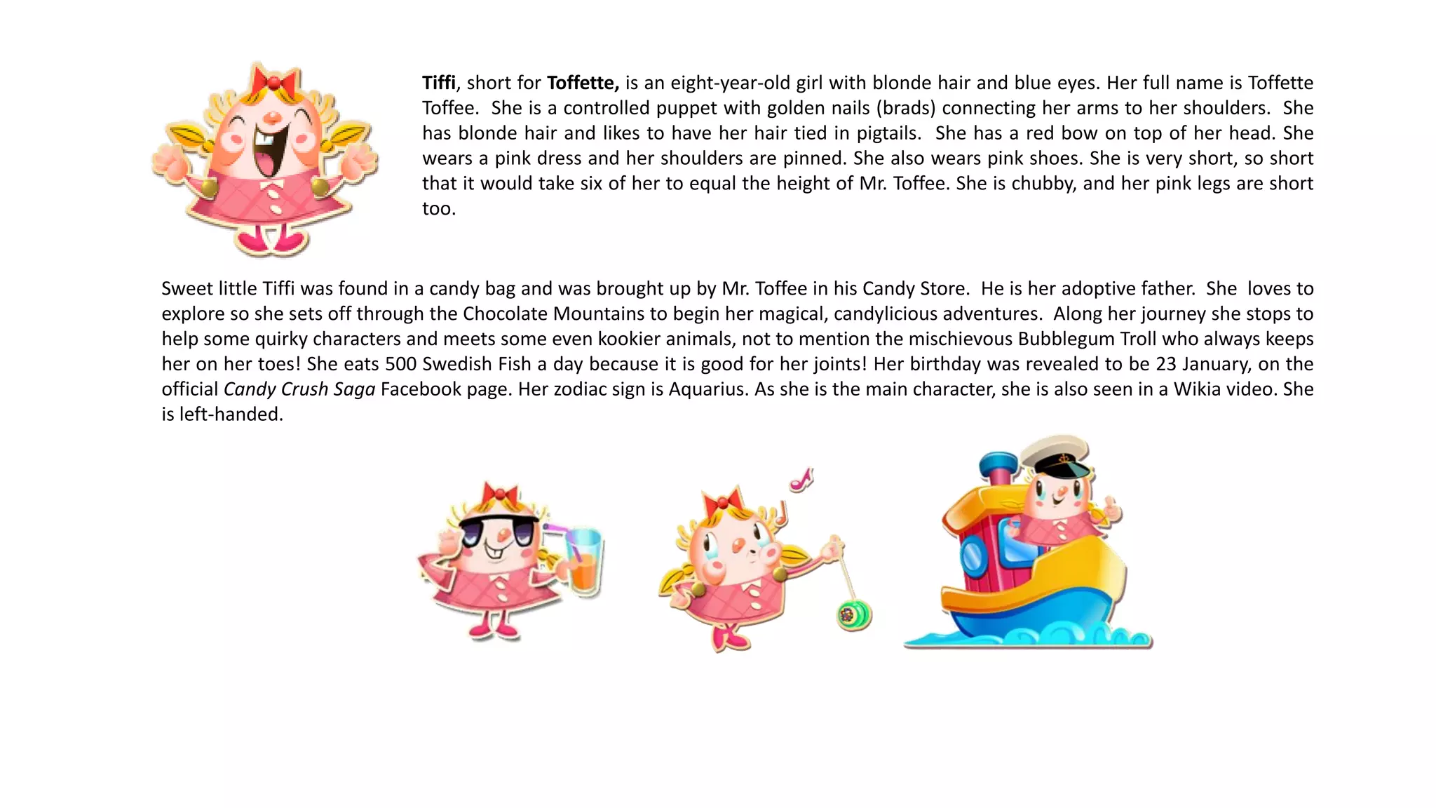 Do you know the stories behind the Candy Crush characters? | PDF