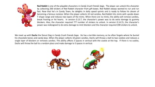 Do you know the stories behind the Candy Crush characters? | PDF