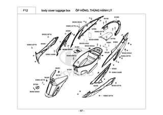 F12 body cover luggage box ỐP HÔNG, THÙNG HÀNH LÝ
- 67 -
 