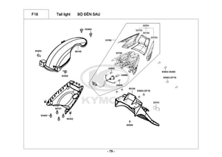 F18 Tail light BỘ ĐÈN SAU
- 79 -
 