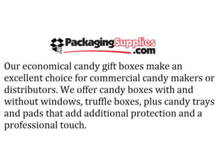 Candy packaging supplies