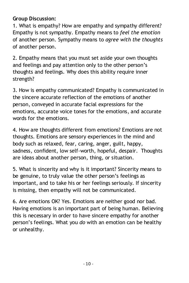Can Empathy Be Learned?
