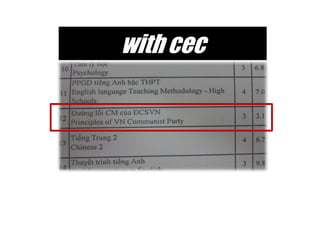 with cec
 