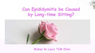 Can Epididymitis be Caused
by Long-time Sitting?
Wuhan Dr.Lee’s TCM Clinic
 