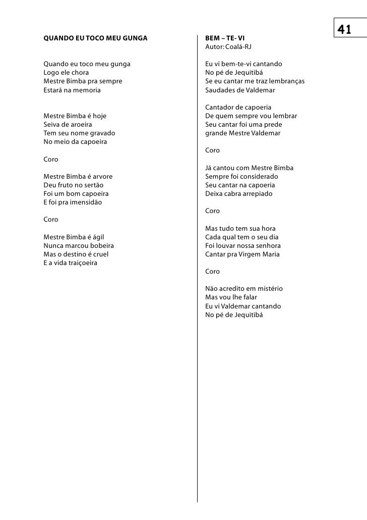 Cancoes De Capoeira cancoes de capoeira