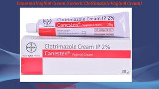 Canesten Vaginal Cream (Generic Clotrimazole Vaginal Cream)
© The Swiss Pharmacy
 