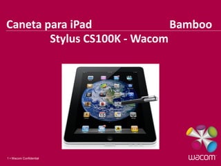 Caneta para iPad  Bamboo Stylus CS100K - Wacom 