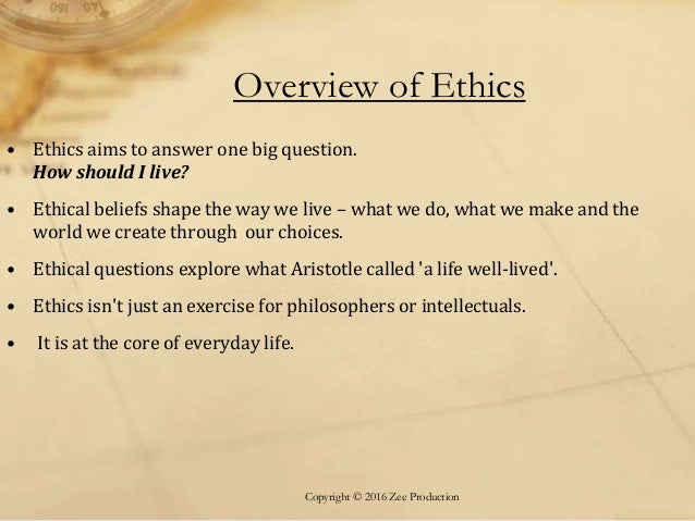 Can ethics be taught.?