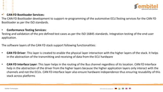 CAN FD Software Stack Integration | PPTX