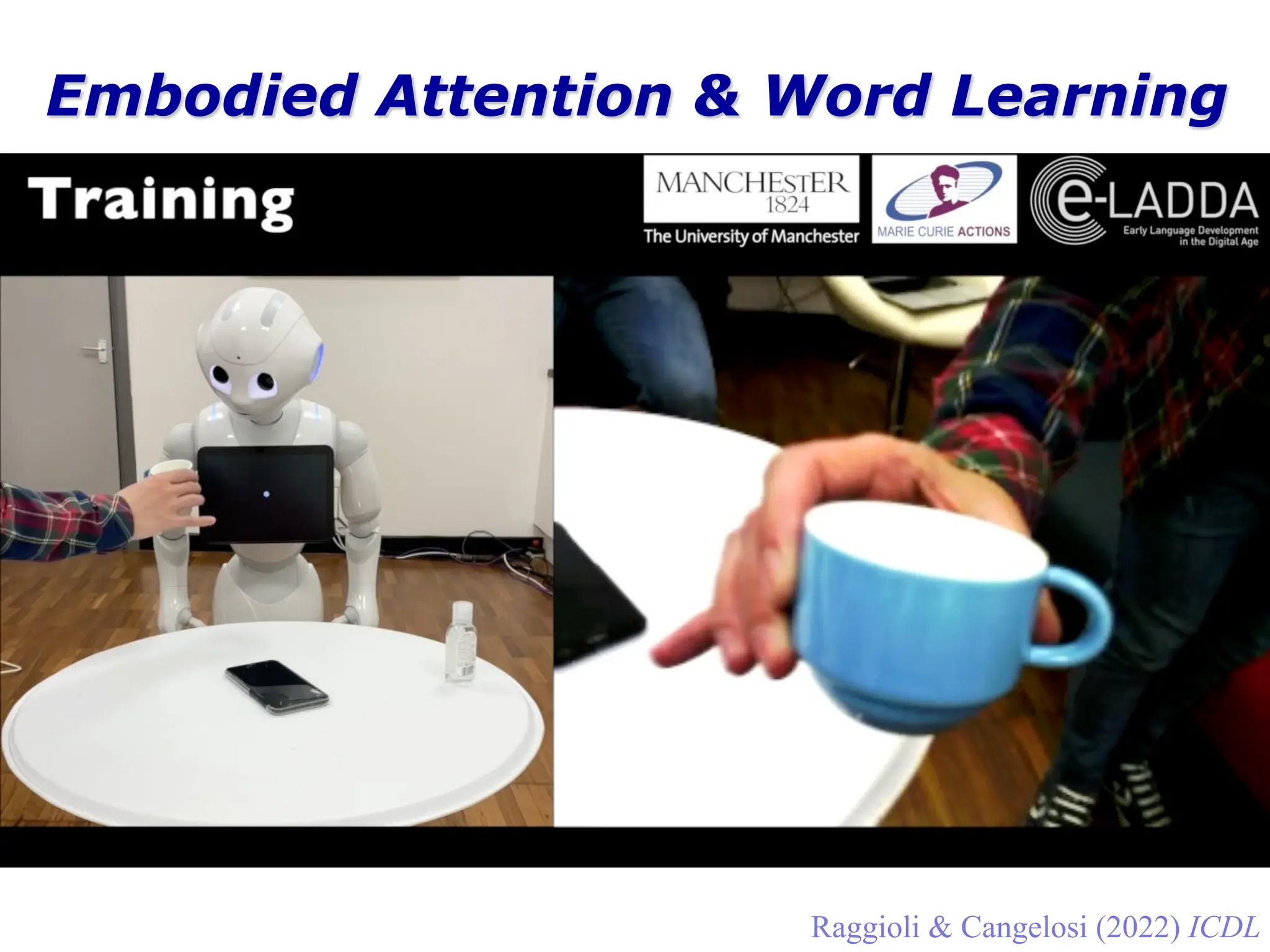 Embodied Attention & Word Learning
Raggioli & Cangelosi (2022) ICDL
 