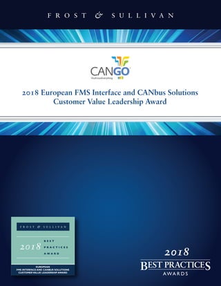 2018 European FMS Interface and CANbus Solutions
Customer Value Leadership Award
2018
 