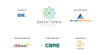 CHỦ ĐẦU TƯ PHÁT TRIỂN DỰ ÁN
NGÂN HÀNG BẢO LÃNH TƯ VẤN CHIẾN LƯỢC QUẢN LÝ ĐẠI LÝ
 