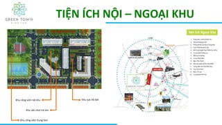 TIỆN ÍCH NỘI – NGOẠI KHU
Khu công viên trung tâm
Khu công viên nội khu
Khu sân chơi trẻ em
Khu vực hồ bơi
 