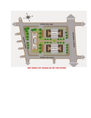 MẶT BẰNG CẮT NGANG DỰ ÁN TÂN PHƯỚC

 