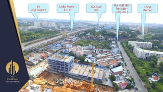 BV
ung bướu 2
Tuyền Metro 1
BT - ST
KDL Suối
Tiên
Làng
đại học
Hai mặt tiền:
Tân Lập –
Liên khu 3
 