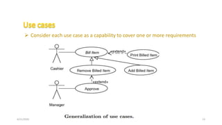 4/21/2020 S. Parsa (www.parsa.iust.ac.ir) 13
 Consider each use case as a capability to cover one or more requirements
 